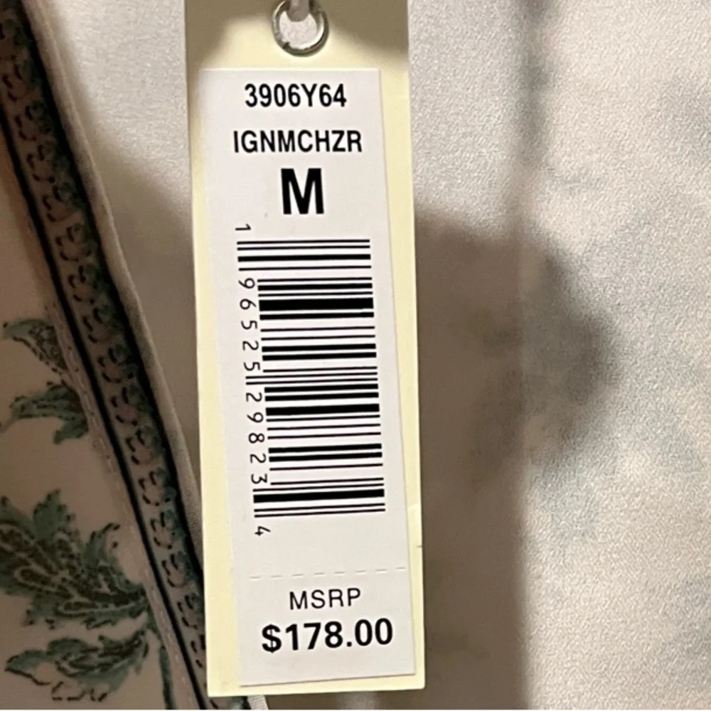 Max Studio Green Floral Long Sleeve Dress - Picture 3 of 4